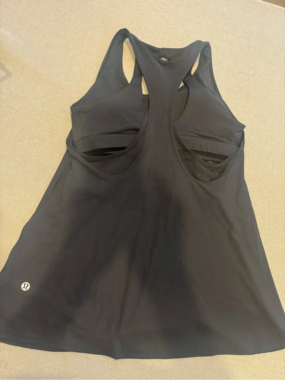 NWT Lululemon Cross Conditioning 2-in-1 Tank Black Medium Support B/C Cup Size 8